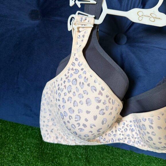 Jessica Simpson Lifting Molded Animal Print 2 Pack Underwire Bra Size 42D NEW - Picture 4 of 12